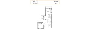 2 Bedroom 2 Bathroom D