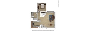 1 Bed 1 Bath A2