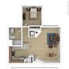 1 Bed 1 Bath A2