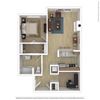 1 Bed 1 Bath A4