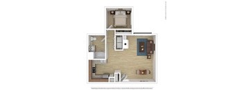 1 Bed 1 Bath A1