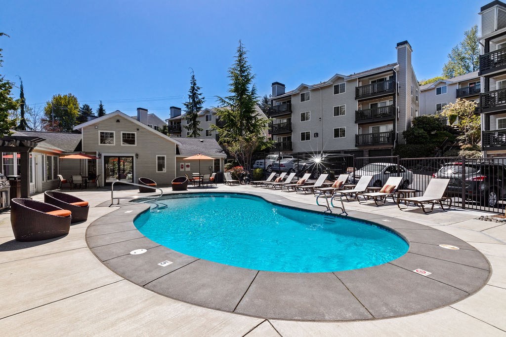 take a dip in our resort style pool