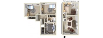 3 Bed Townhouse 2 Level Upgrade
