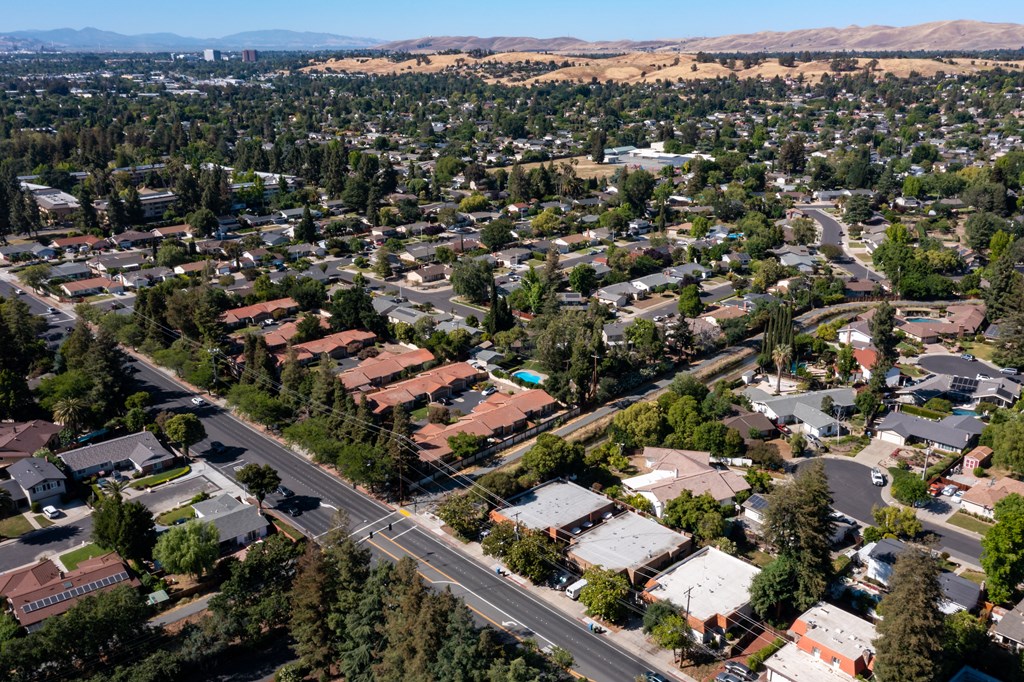 drone shot of lime ridge concord  at Oak Grove Terrace Oak Grove Rd, 94518