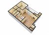 1-bedroom floorplan