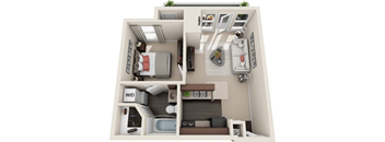 3D floorplan of A