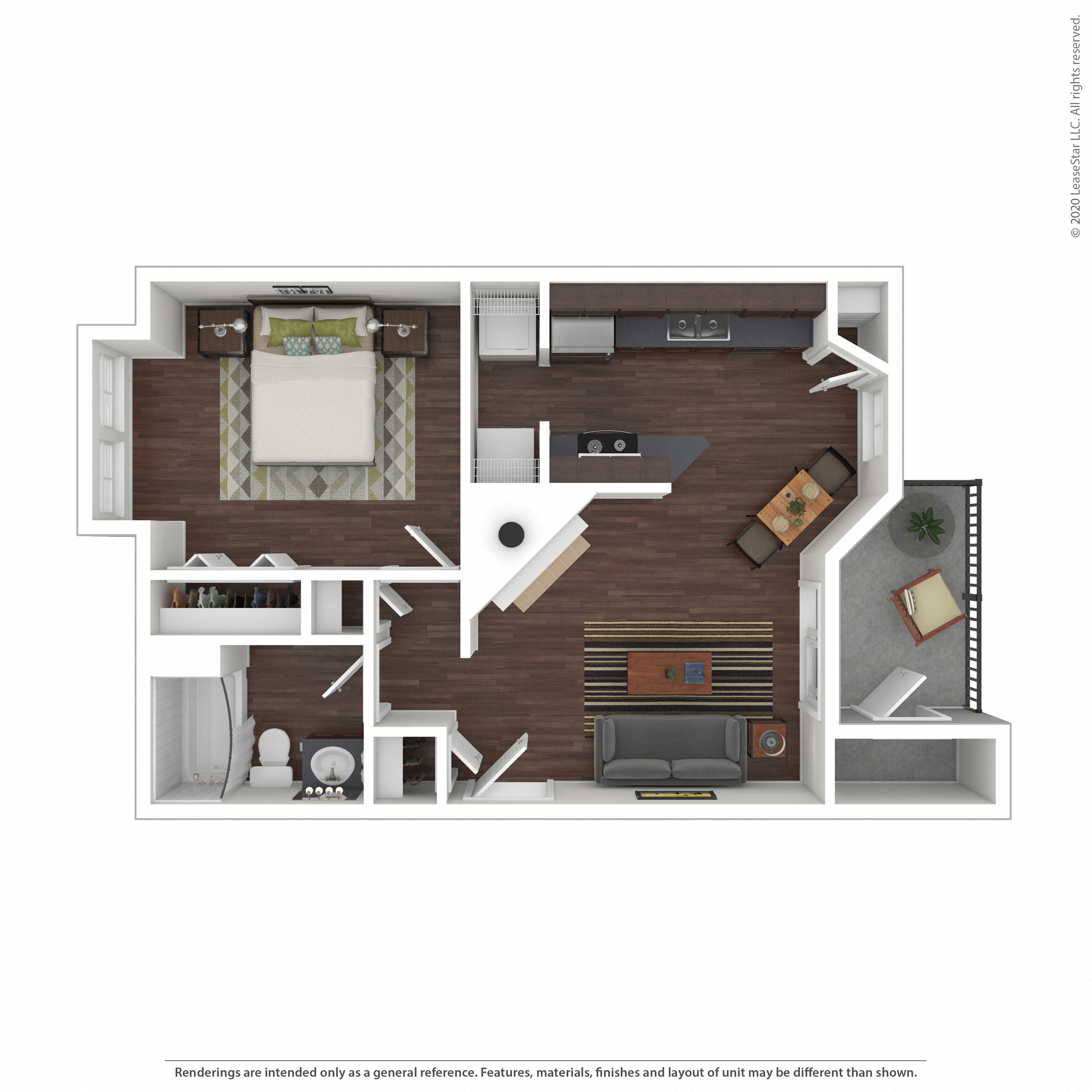 A1 3D floor plan