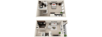 3D floorplan of A2