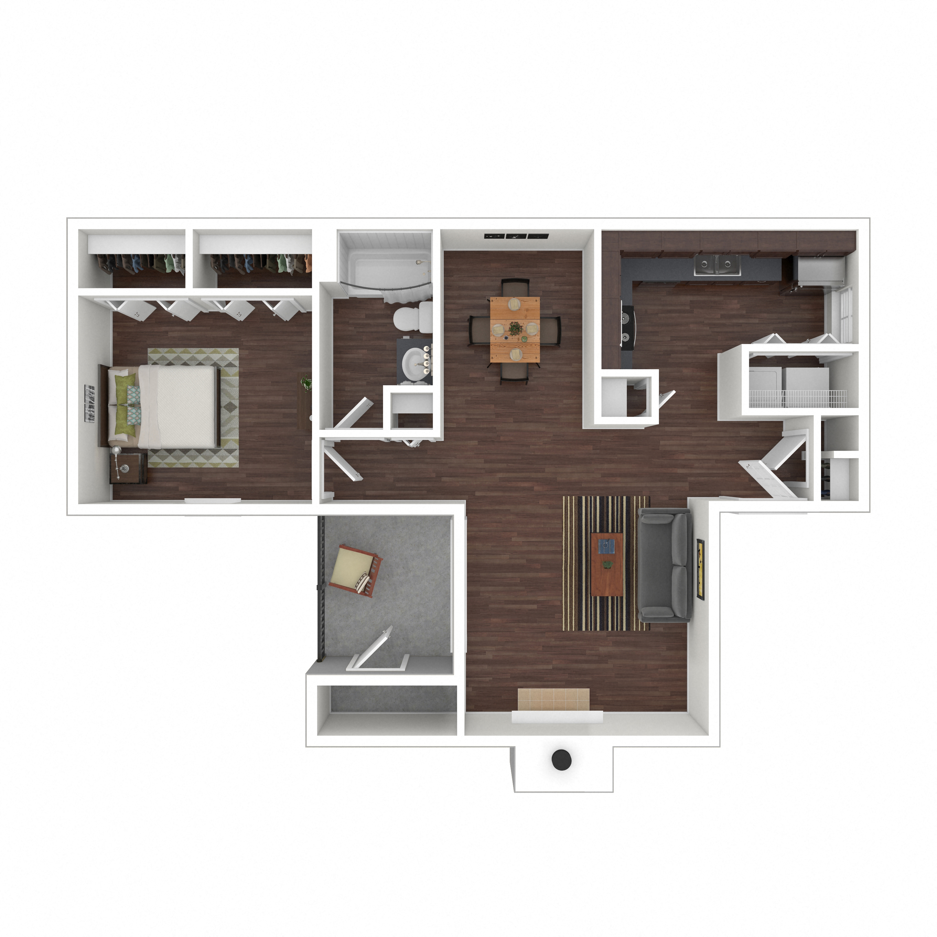 A2 3D floor plan