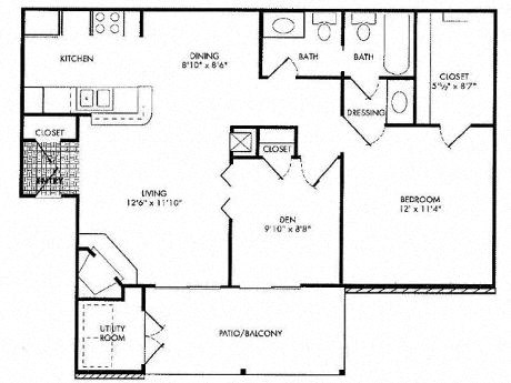 floor plan photo of the reserve at woodside