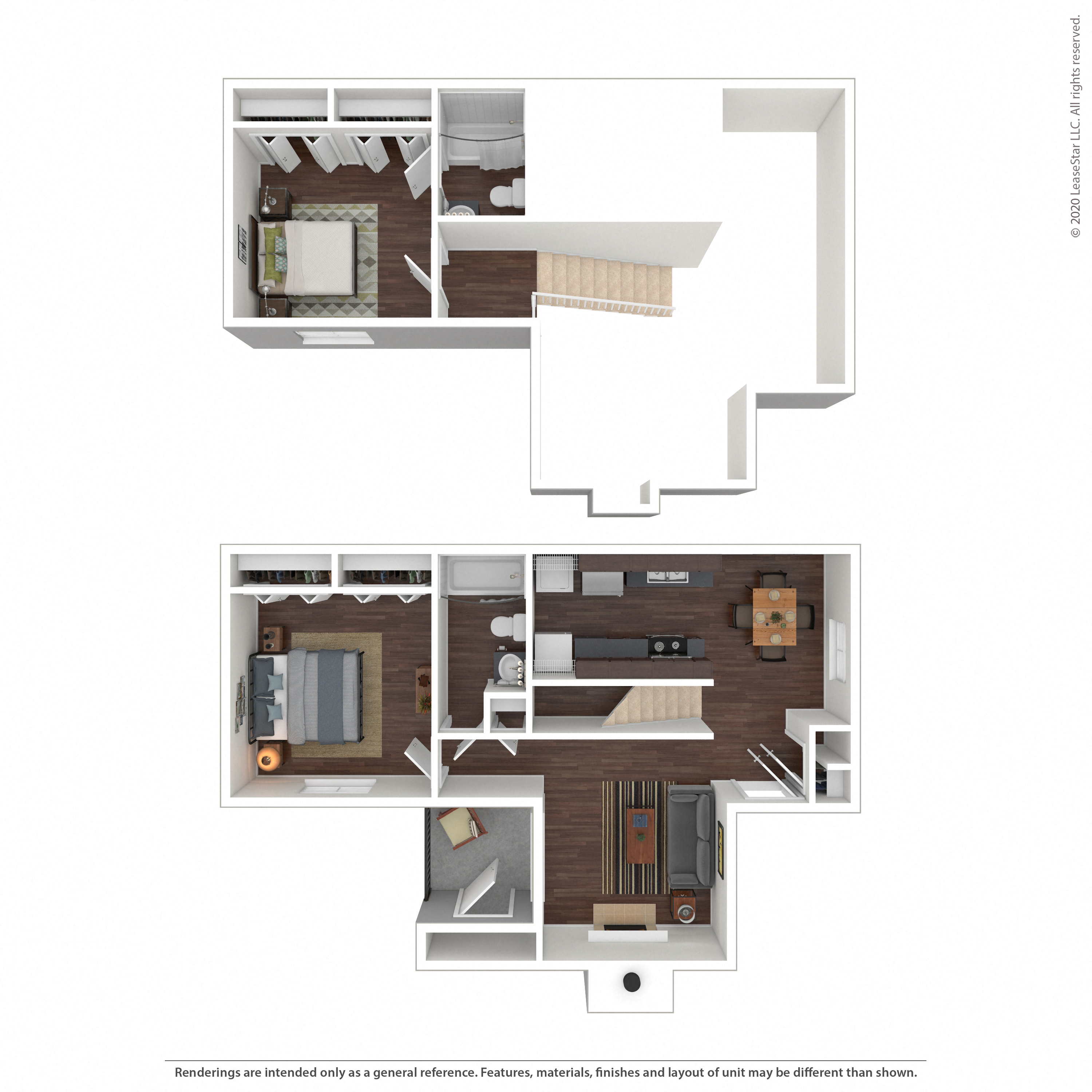 B2 3D floor plan