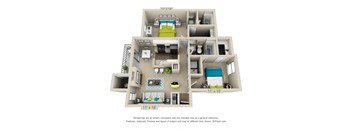 3D floorplan of The Longhorn