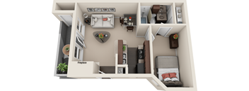 3D floorplan of E