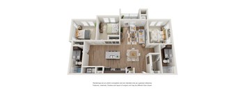 3 bed 2 bath at Enclave on Ross Apartments, Del Valle