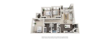 3 bed 2 bath at Lockhart Farms Apartments, Texas