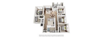 4 bed 2 bath at SOSA at Palo Alto Apartments, Texas, 78224