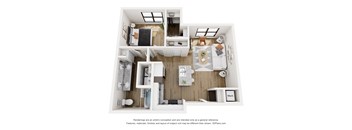 A1 Floor Plan at Tapestry Woodland Hills, Humble, TX, 77346