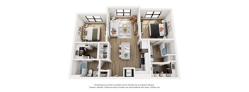 B1 Floor Plan at Tapestry Woodland Hills, Humble, 77346