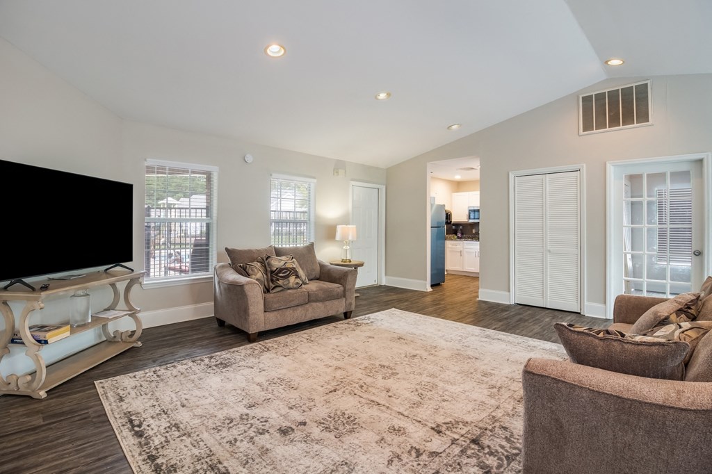 Interior clubhouse at Carolina Pines Apartments, Conway, South Carolina