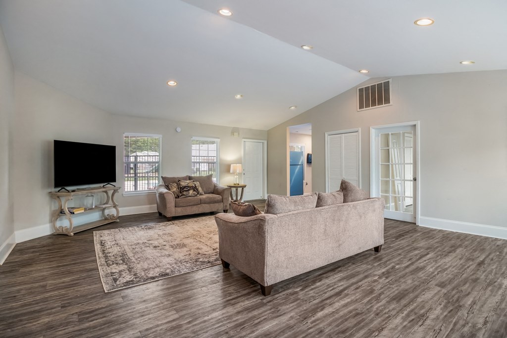 Interior clubhouse at Carolina Pines Apartments, South Carolina, 29527