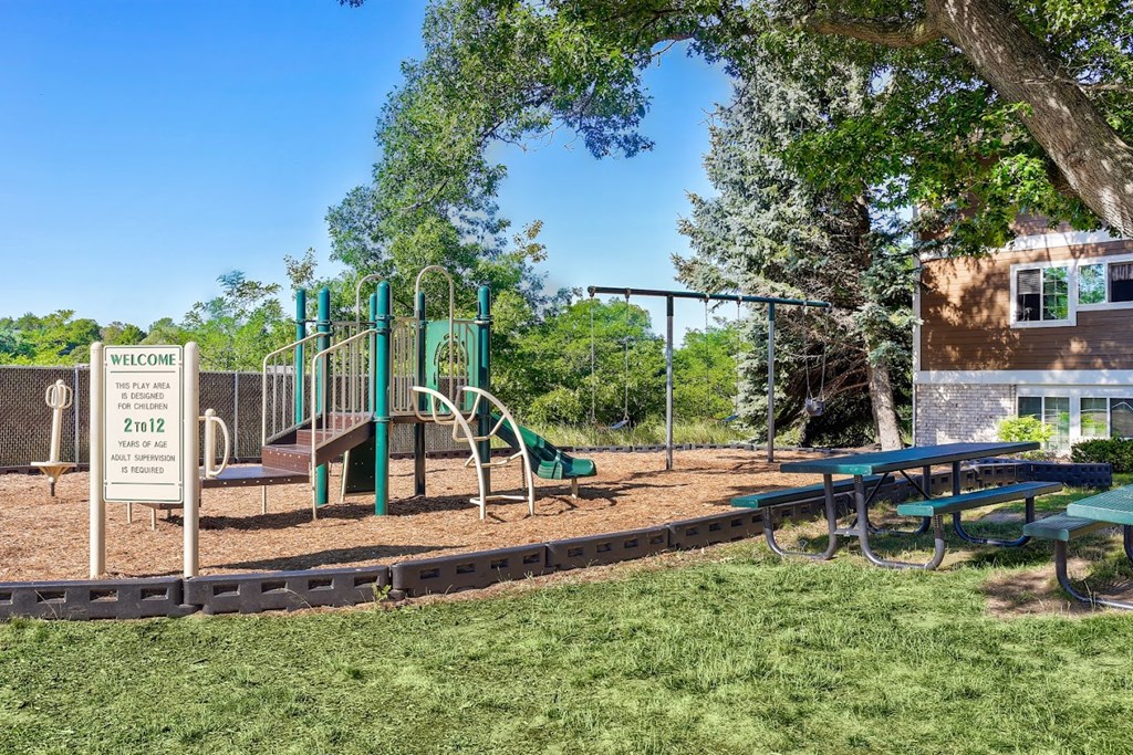 our apartments showcase a playground