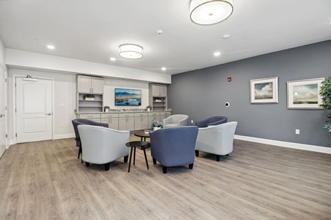 Media room at The Village at Blenheim Run