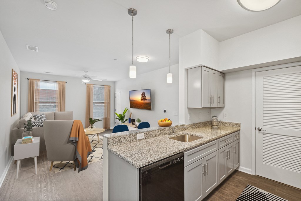 Kitchen in one bedroom