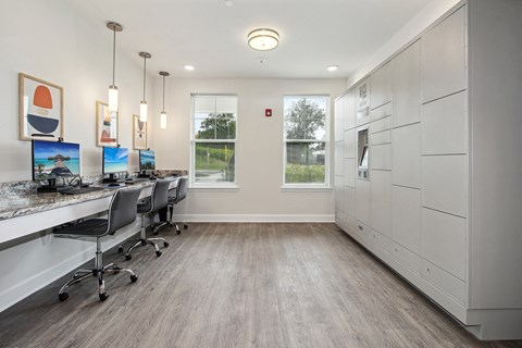 Cyber cafe at The Village at Blenheim Run