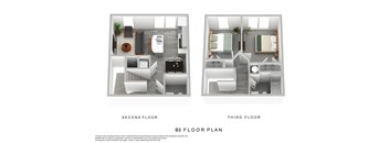 B3 - Two Bedroom Townhome