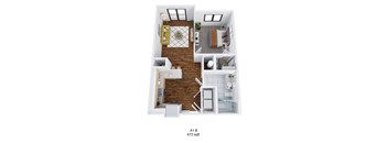 bedroom floor plan | the madison at ballston station