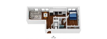 a4 3d floorplan