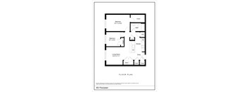 A black and white image of a floor plan for a B3 apartment.