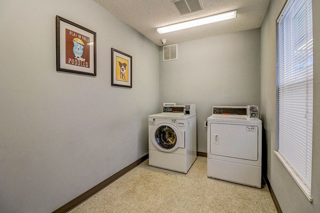our apartments have a laundry room with washer and dryer