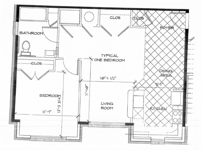 1 Bedroom 1 Bathroom
