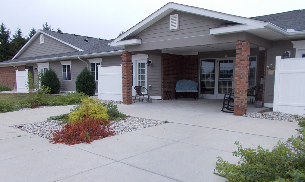 a large driveway in front of a house