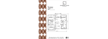 floor plan of the first and second floors of the house