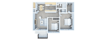 Two Bed One Bath