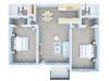 Two Bed Two Bath