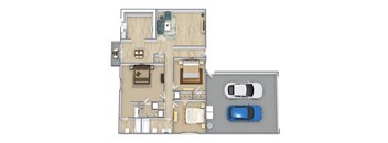 the floor plan of holiday club ruka village