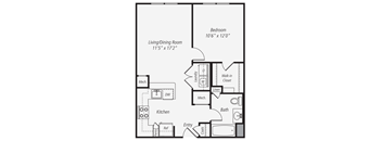 A2 1 Bed 1 Bath