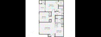 2 Bedroom 1 Bathroom