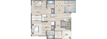 2 Bedroom 2 Bathroom Type A