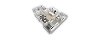 a floor plan of a house shaped like a heart