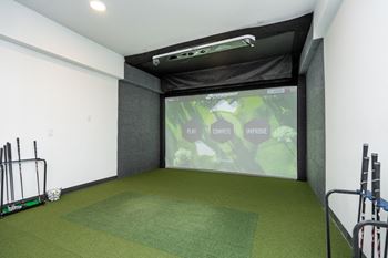 Games Lounge with Bowling Alley & Virtual Golf