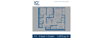 Three Bedroom Two Bathroom