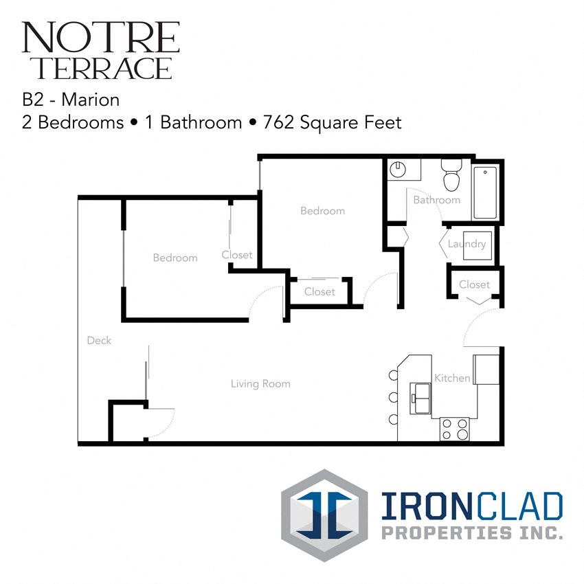 Notre Terrace 2 Bed 1 Bath Notre Terrace 2 Bed 1 Bath