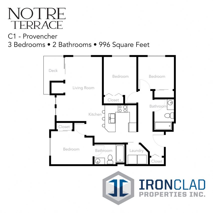Notre Terrace 3 Bed 2 Bath Notre Terrace 3 Bed 2 Bath