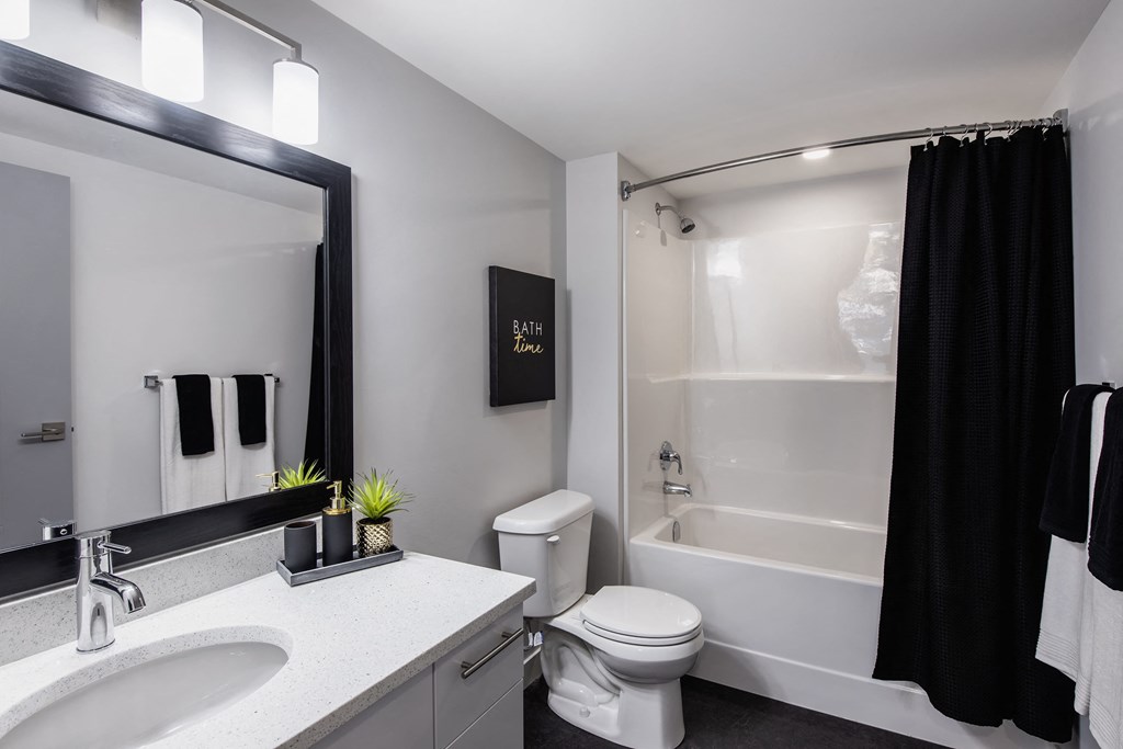 Luxury Bathroom The Onyx Winnipeg Apartment