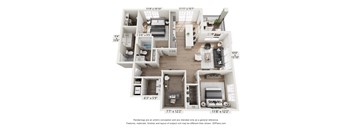 a 1 bedroom floorplan is shown in this image