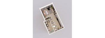 Unit D floor plan